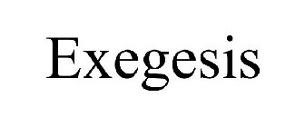 EXEGESIS