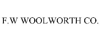 F.W. WOOLWORTH CO.