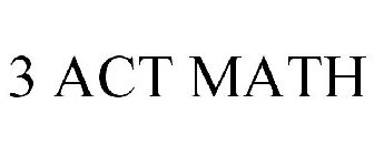 3 ACT MATH
