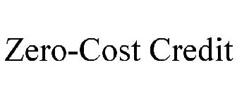 ZERO-COST CREDIT