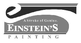 E A STROKE OF GENIUS. EINSTEIN'S PAINTING