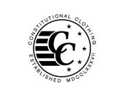 CONSTITUTIONAL CLOTHING, ESTABLISHED MDCCLXXXVII CC