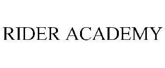 RIDER ACADEMY