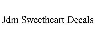 JDM SWEETHEART DECALS
