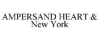 AMPERSAND HEART NEW YORK