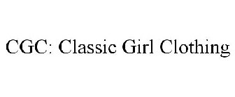 CGC  CLASSIC GIRL CLOTHING