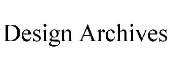 DESIGN ARCHIVES