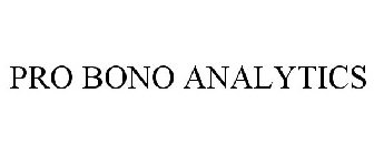 PRO BONO ANALYTICS