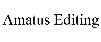 AMATUS EDITING