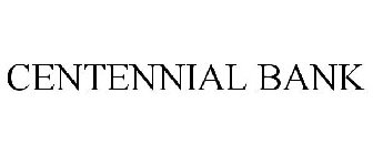CENTENNIAL BANK