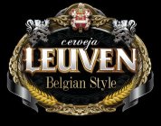 CERVEJA LEUVEN BELGIAN STYLE