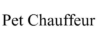 PET CHAUFFEUR