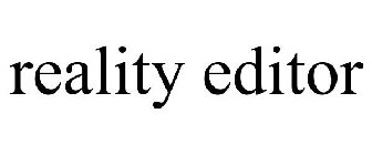 REALITY EDITOR