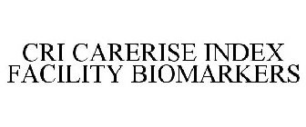 CRI CARERISE INDEX FACILITY BIOMARKERS