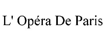 L' OPÉRA DE PARIS