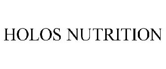 HOLOS NUTRITION