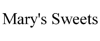 MARY'S SWEETS