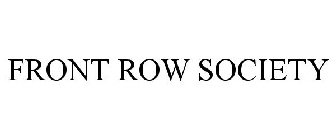 FRONT ROW SOCIETY