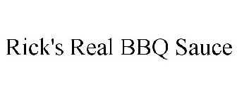 RICK'S REAL BBQ SAUCE