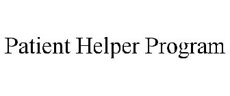 PATIENT HELPER PROGRAM