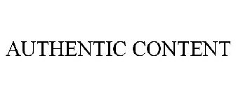 AUTHENTIC CONTENT
