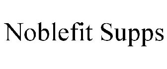 NOBLEFIT SUPPS