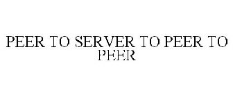 PEER TO SERVER TO PEER TO PEER