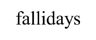 FALLIDAYS