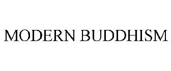 MODERN BUDDHISM