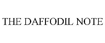 THE DAFFODIL NOTE