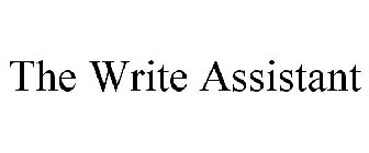 THE WRITE ASSISTANT