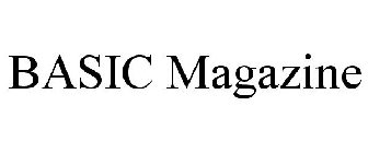 BASIC MAGAZINE