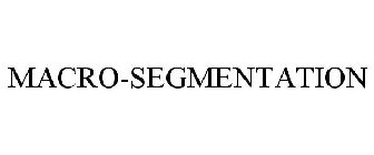 MACRO-SEGMENTATION