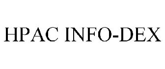 HPAC INFO-DEX