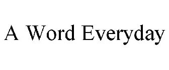 A WORD EVERYDAY
