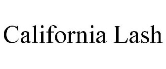 CALIFORNIA LASH