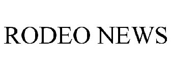 RODEO NEWS