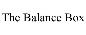 THE BALANCE BOX