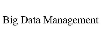 BIG DATA MANAGEMENT