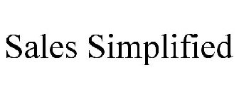 SALES SIMPLIFIED