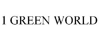 1 GREEN WORLD