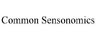 COMMON SENSONOMICS