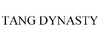 TANG DYNASTY