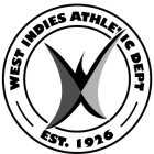 WEST INDIES ATHLETIC DEPT EST. 1926