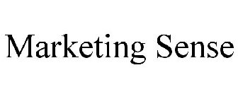 MARKETING SENSE