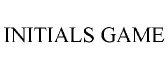 INITIALS GAME