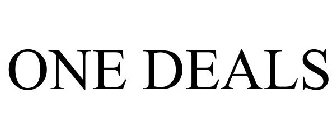 ONE DEALS