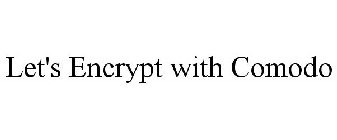 LET'S ENCRYPT WITH COMODO