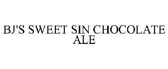 BJ'S SWEET SIN CHOCOLATE ALE