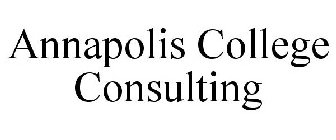 ANNAPOLIS COLLEGE CONSULTING